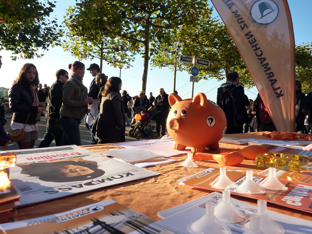 Infostand Japantag Düsseldorf 15.10.2011